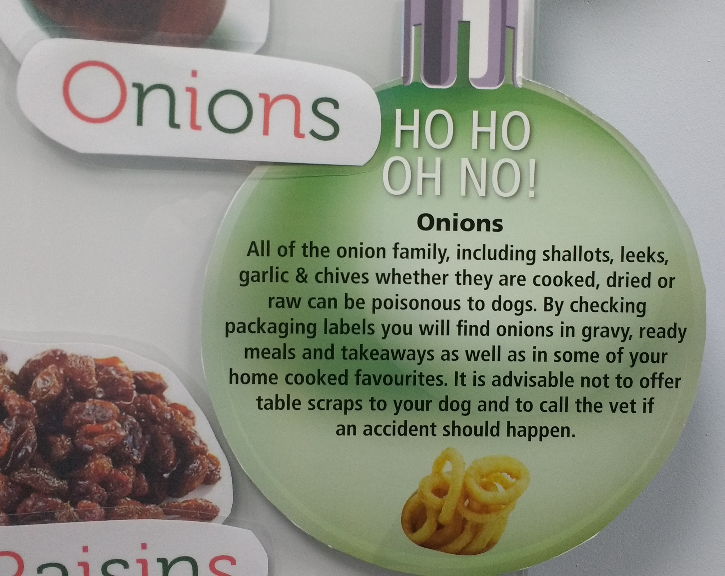 Members of the onion family can be poisonous to dogs.